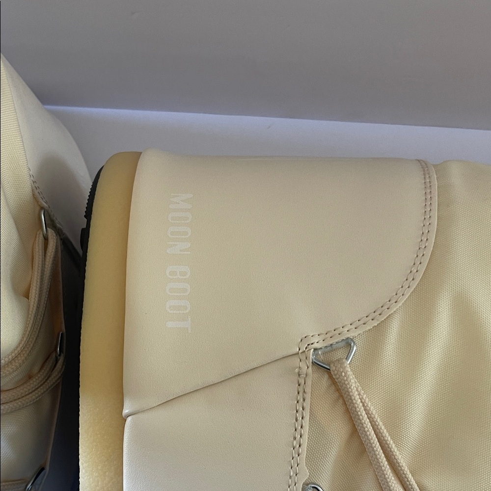 Moon Boot Nylon Boot In Cream - Picture 6 of 16